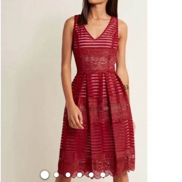 MODCLOTH Lace Fit & Flare Dress - Picture 2 of 14